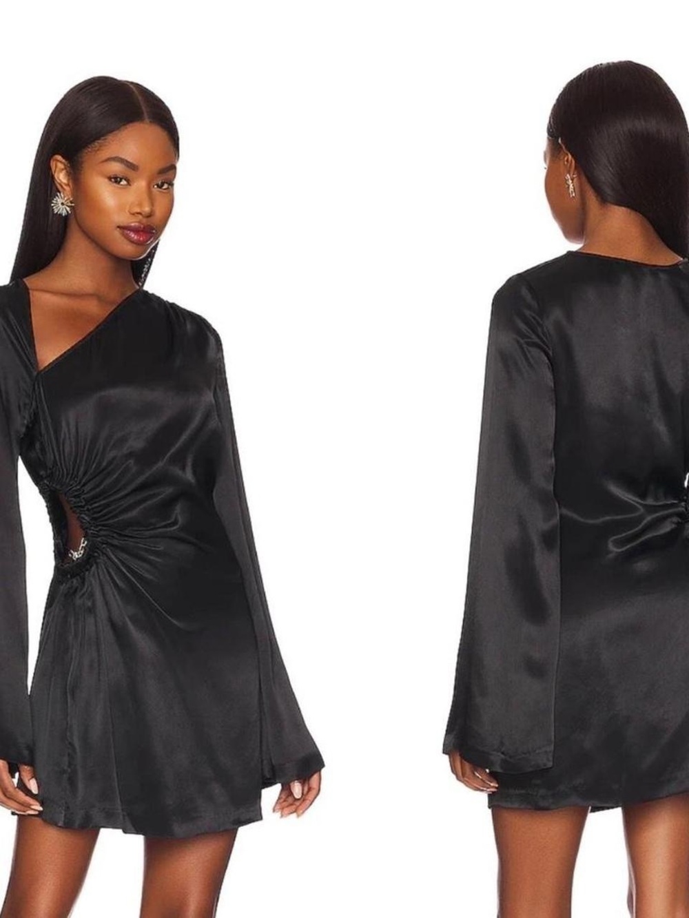 Black Eira mini dress in black 🖤